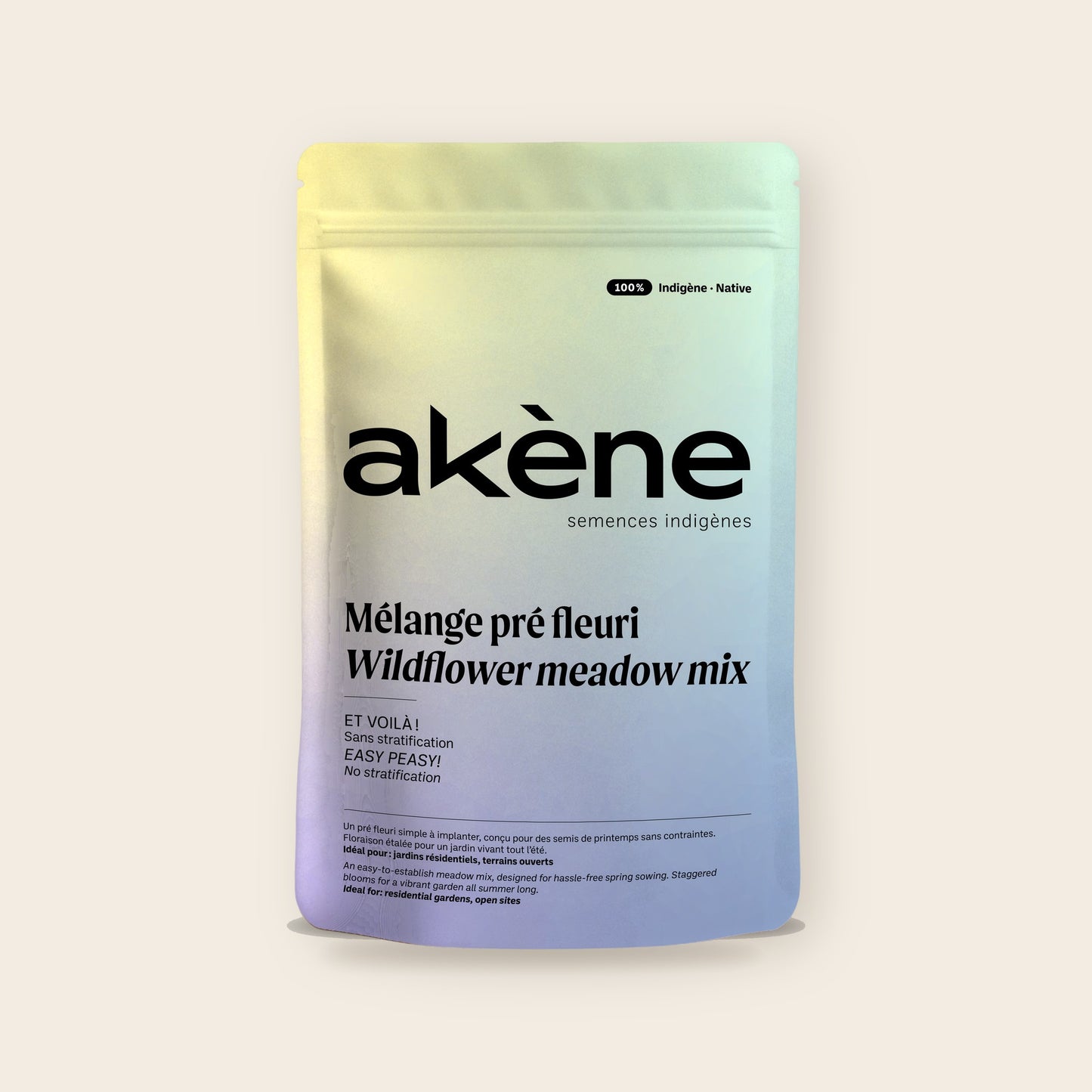 Sachet du mélange pré fleuri Et voilà !, Akène